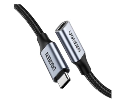 Kabel USB UGREEN Kabel USB-C - USB-C PD QC 100W 5A 10Gbps 1m US372 szary